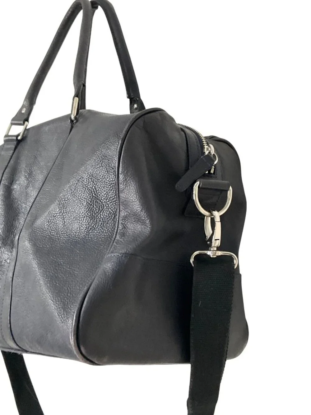 Cole Haan Pebble Duffle Bag in Navy Blue Mens Travel Tote Luggage
